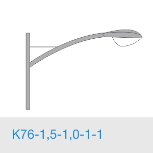 К76-1,5-1,0-1-1 консольный однорожковый кронштейн