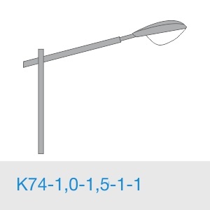 К74-1,0-1,5-1-1 кронштейн